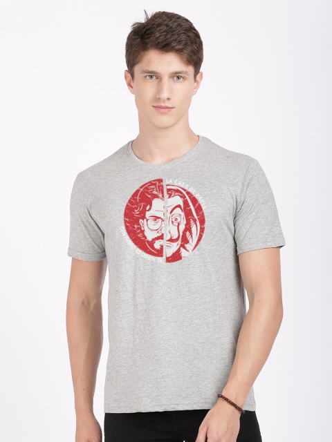 

MASH UNLIMITED Men Red Printed Slim Fit T-shirt