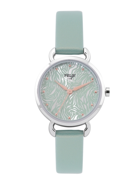 

FELIX Women Green Leather Straps Analogue Watch F90547LGE