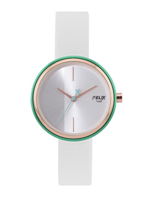 

FELIX Women White Leather Analogue Watch F9076LWCO
