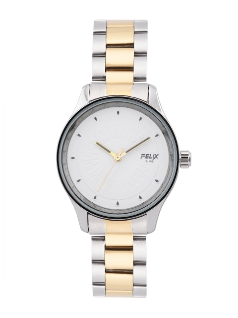 

FELIX Women White Dial & Multicoloured Bracelet Style Analogue Watch F90521LSGW