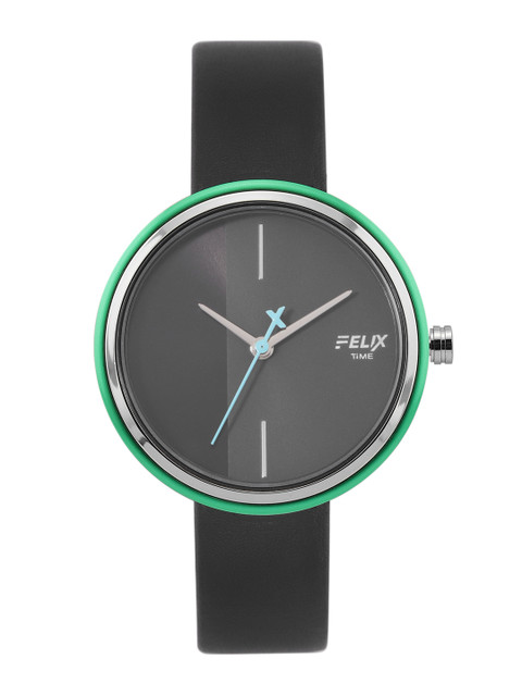 

FELIX Women Black Leather Analogue Watch F9076LBK