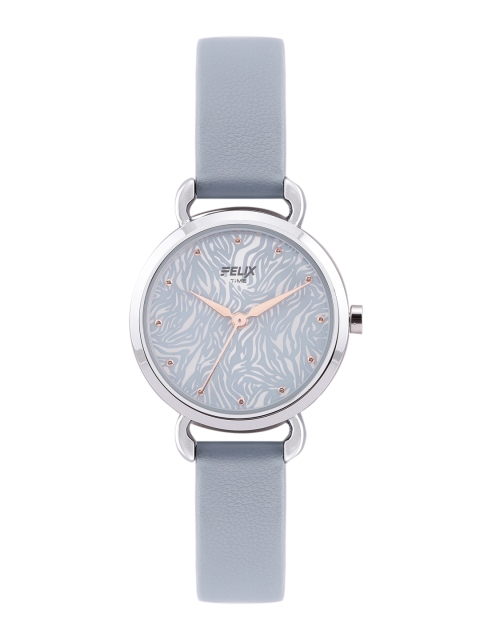 

FELIX Women Grey Printed Leather Analogue Watch F90547LCE