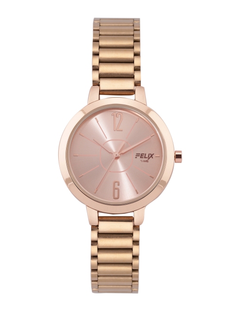 

FELIX Women Copper-Toned Bracelet Style Analogue Watch F90203LCO
