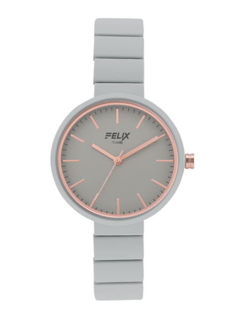 

FELIX Women Grey Ceramic Bracelet Style Analogue Watch F90396LGY