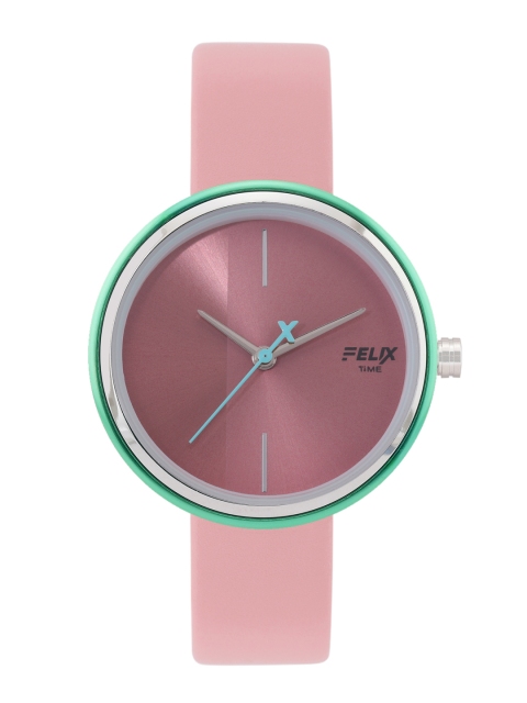 

FELIX Women Mauve & Pink Leather Analogue Watch F9076LPI