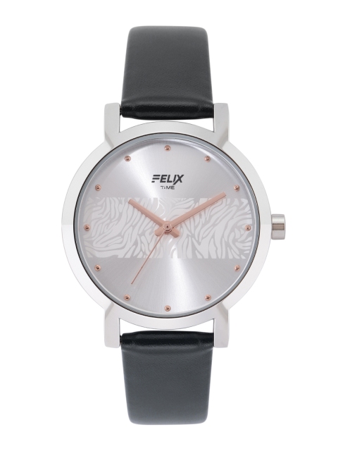 

FELIX Women Silver-Toned Printed Analogue Watch F90539LWH