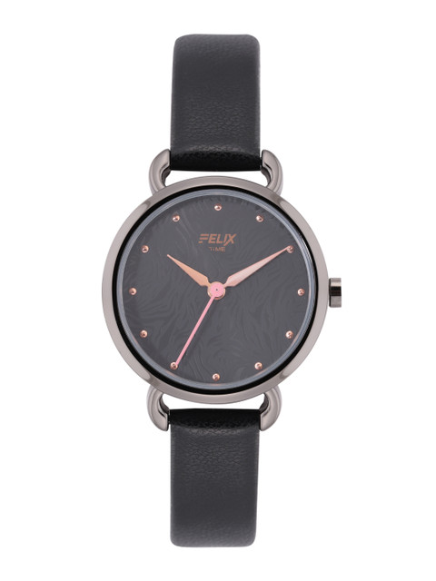 

FELIX Women Black Printed Analogue Watch F90547LBBK