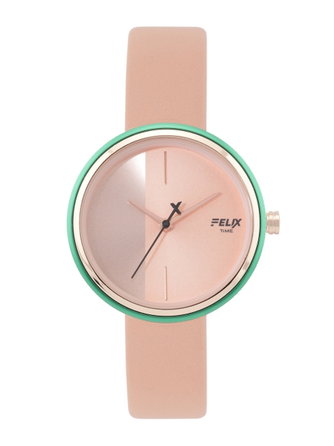 

FELIX Women Pink Leather Analogue Watch F9076LCO