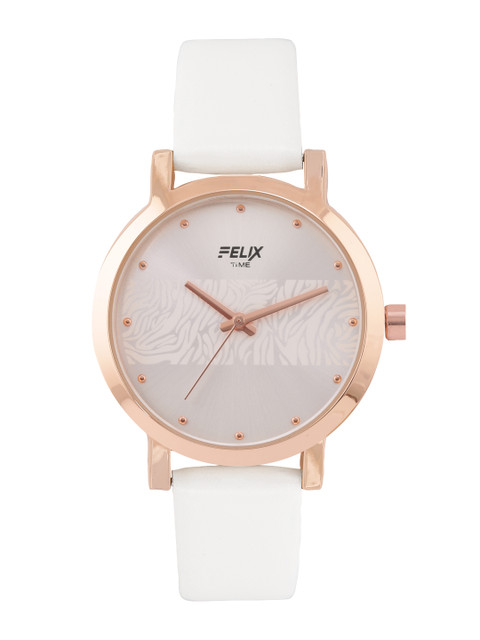 

FELIX Women White Printed Leather Analogue Watch F90539LWCO
