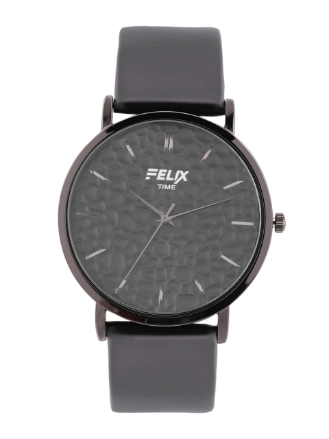 

FELIX Men Black Printed Leather Analogue Watch F90171GBBK