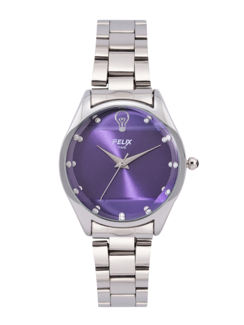 

FELIX Women Purple Stainless Steel Bracelet Style Analogue Watch F90296LPL