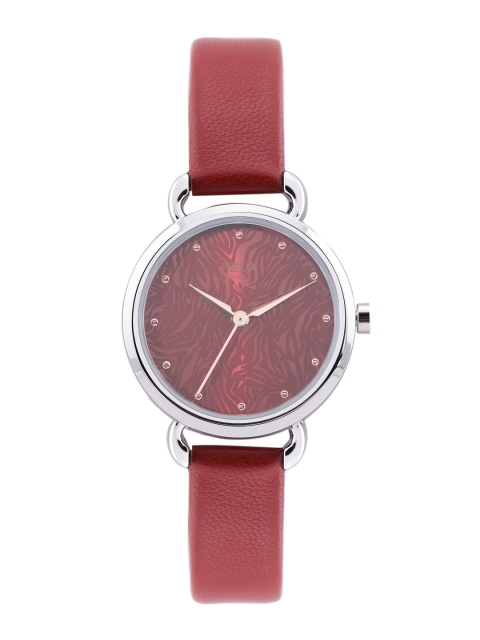 

FELIX Women Maroon Patterned Analogue Watch F90547LMR