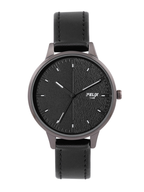 

FELIX Women Black Leather Straps Analogue Watch F90535LBBK