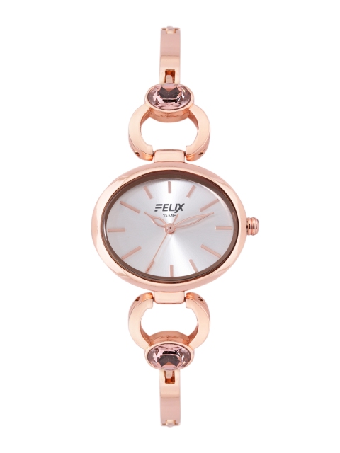 

FELIX Women Silver-Toned Stainless Steel Bracelet Style Analogue Watch F90143LCWH