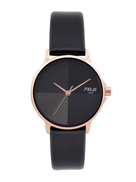 

FELIX Women Black Leather Analogue Watch F90172LBCO