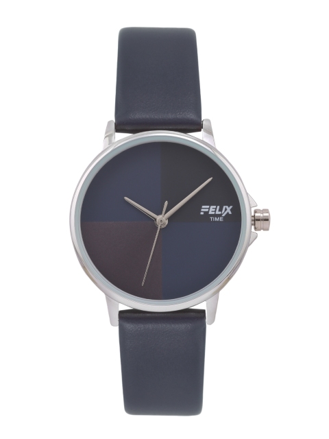 

FELIX Women Blue Leather Straps Analogue Watch F90172LBL