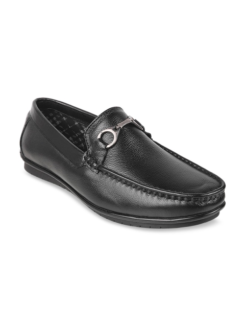 

Mochi Men Black Leather Loafers