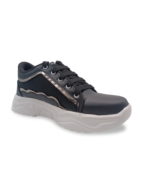 

FEEL FEET Women Black Colourblocked Sneakers