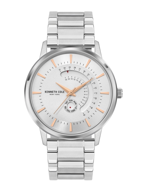 

Kenneth Cole Men White Dial & Steel Toned Analogue Watch - KCWGH2104501MN