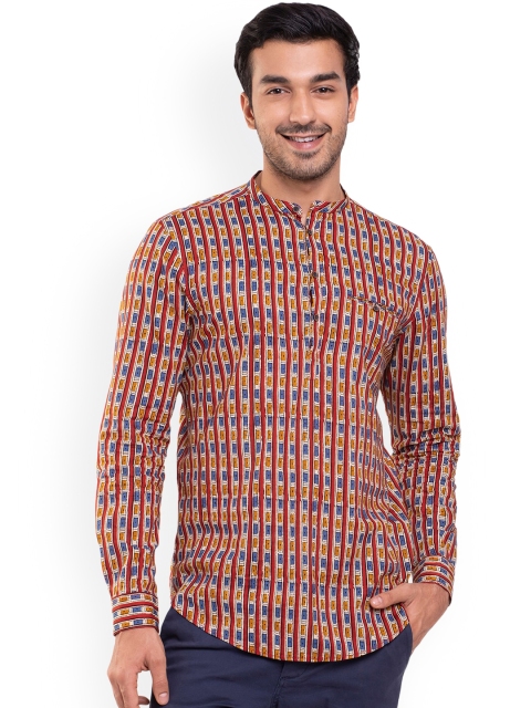 

Bewakoof Men Red Printed Casual Shirt