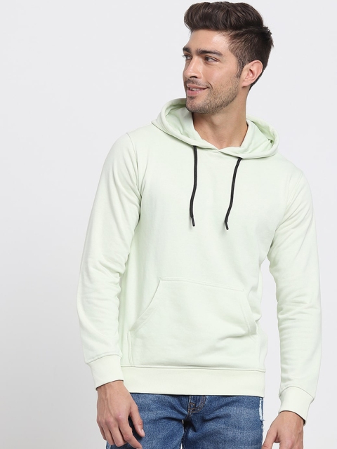 

Bewakoof Men Green Hooded Sweatshirt