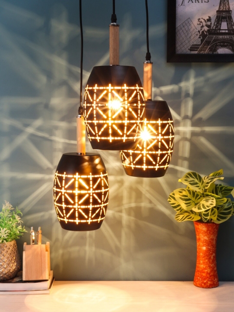 

ceradeco Black Textured Contemporary Cluster Lights