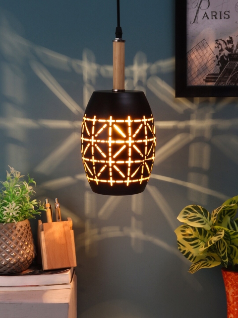 

ceradeco Black Textured Contemporary Ceiling String Lights