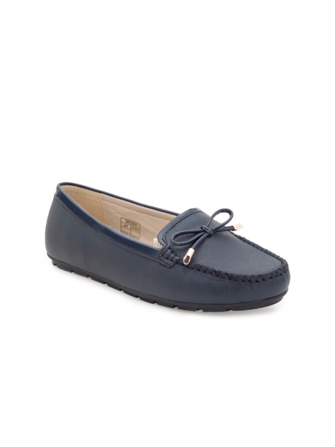 

Mode by Red Tape Women Navy Blue PU Loafers