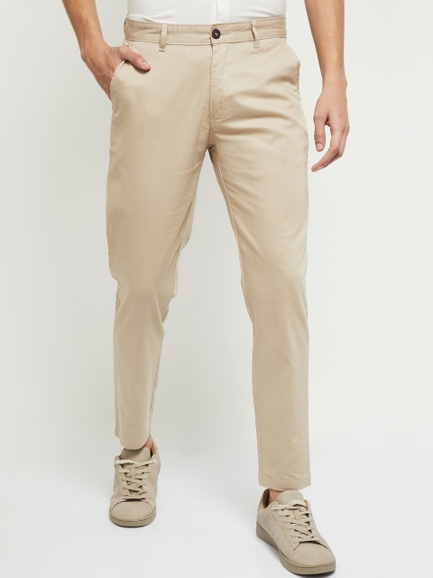

max Men Beige Chinos Trousers