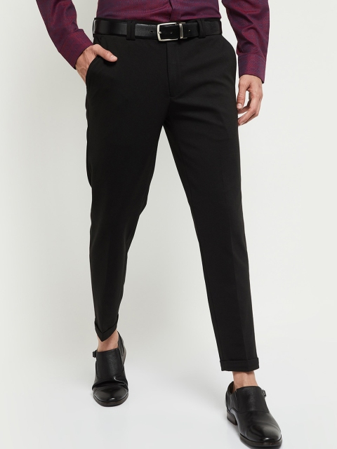 

max Men Charcoal Trousers