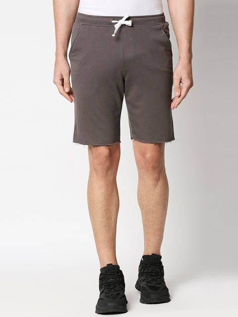 

Bewakoof Men Grey Sports Shorts