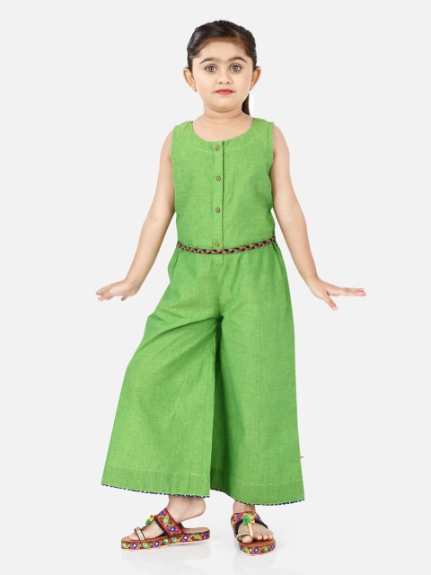 

Ashneeta Girls Green Jumpsuit