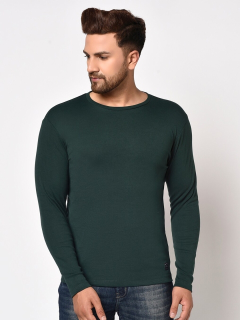 

METTLE Men Green Cotton T-shirt