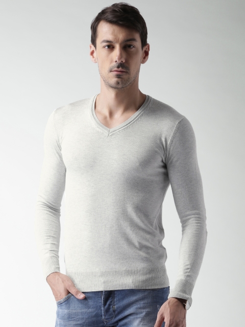 

ALCOTT Men Grey Solid Sweater