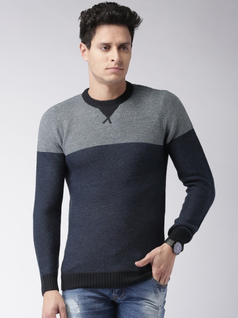 

ALCOTT Men Navy Blue Sweater