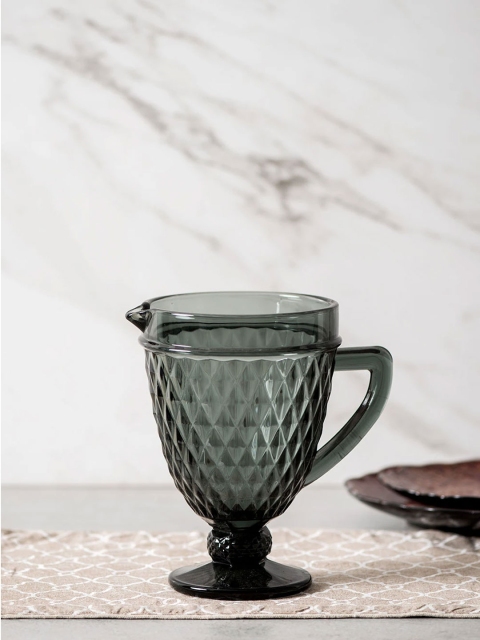 

THEDECORKART Black Textured Dishwasher Safe Beer Pitcher