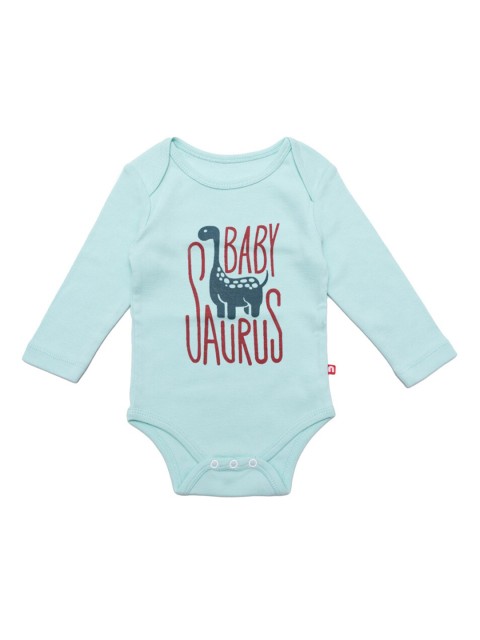 

Nino Bambino Infant Kids Blue & Red Printed Pure Organic Cotton Bodysuit
