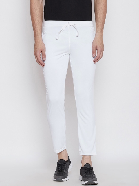 

JUMP USA Men White Solid Slim-Fit Track Pants