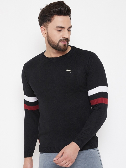 

JUMP USA Men Black & White Pullover