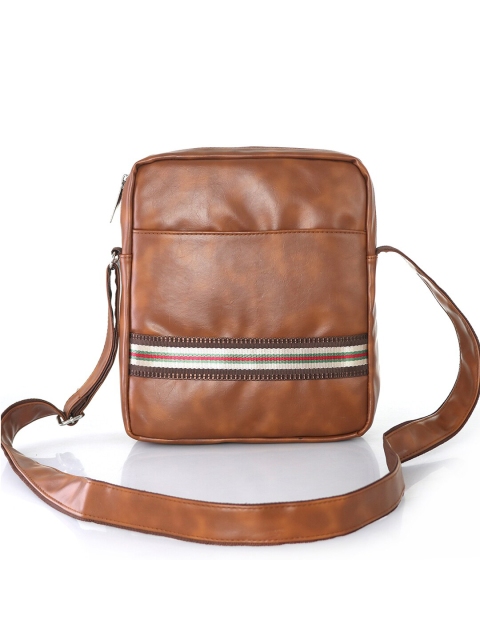 

MBOSS Unisex Tan Messenger Bag