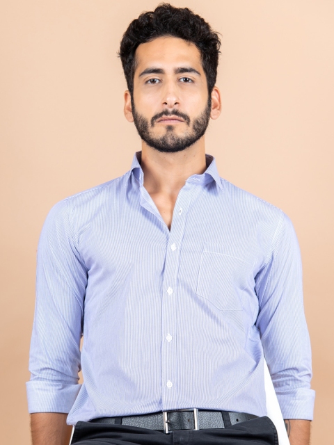 

Tistabene Men Blue Opaque Casual Shirt
