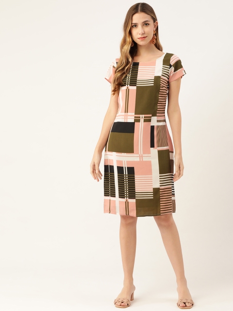 

Magnetic Designs Multicoloured Crepe Bodycon Dress, Multi