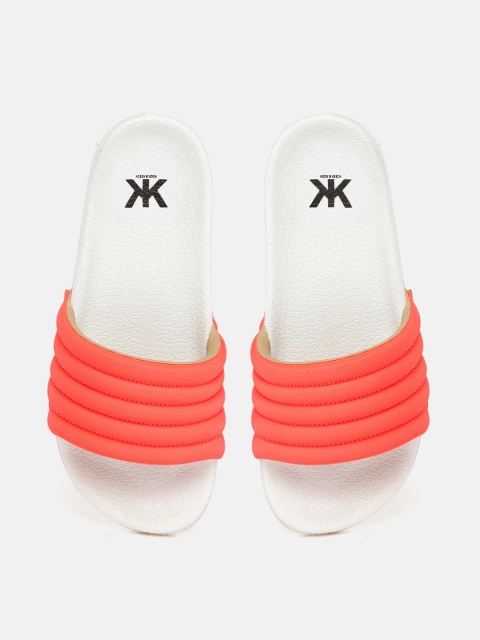 

Kook N Keech Women Coral Solid Sliders