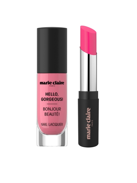 

Marie Claire Set of My Match Lipstick & Nail Lacquer, Pink