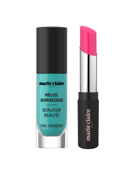 

Marie Claire Set of My Match Lipstick & Nail Lacquer, Pink