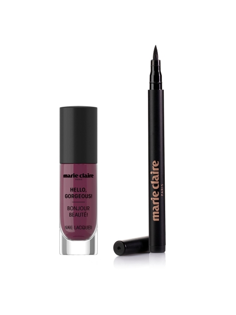 

Marie Claire Hello Gorgeous Sketch Eyeliner & Nail Lacquer, Black