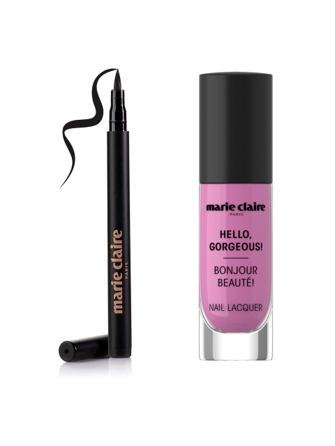 

Marie Claire Hello Gorgeous Sketch Eyeliner and Nail Lacquer - L'Amour Lavender, Black