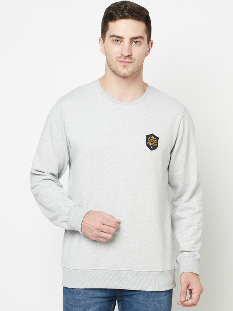 

ELEGANCE Men Grey Sweatshirt