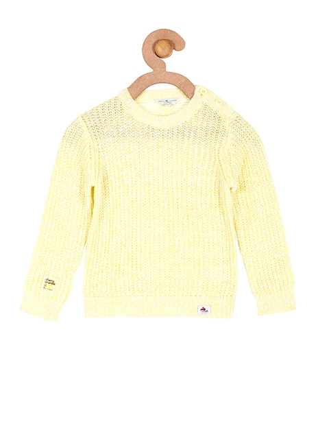 

Cherry Crumble Girls Yellow Sweater