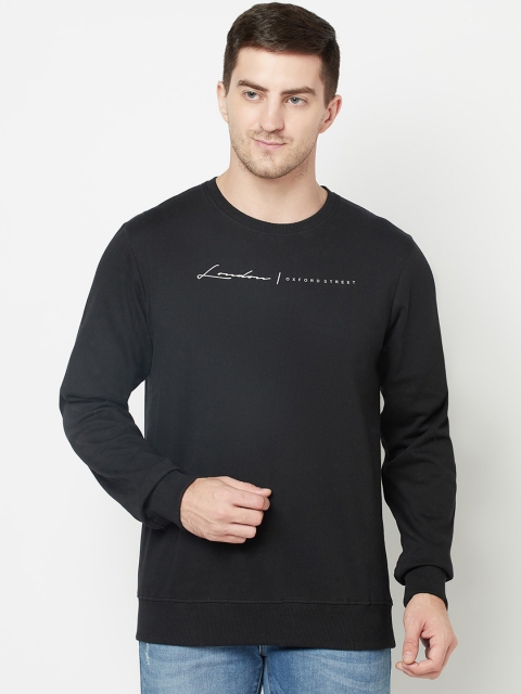 

ELEGANCE Men Black Sweatshirt